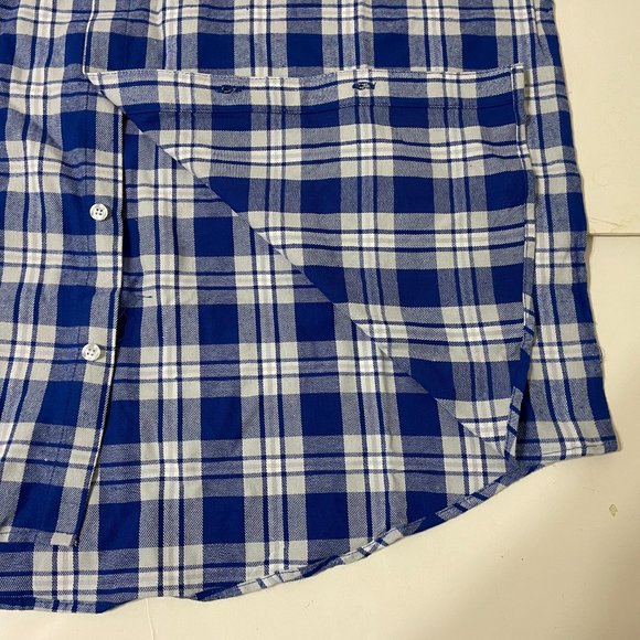 Indianapolis Colts FOCO Mens Flannel Plaid Long Sleeve Button Shirt Pocket - 2XL - Picture 12 of 15